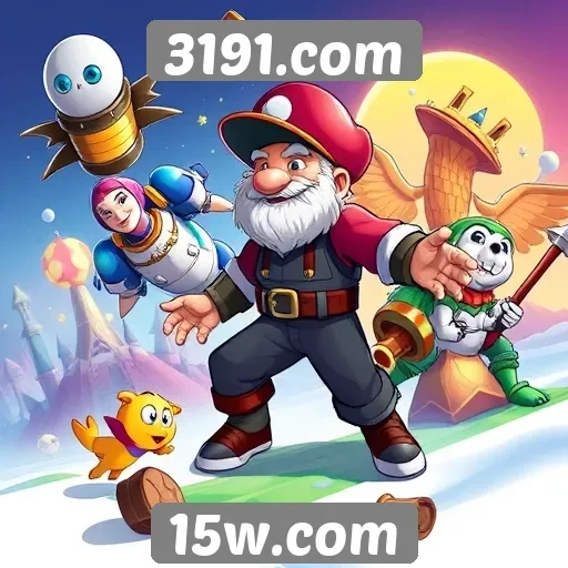 Exploração das categorias de jogos disponíveis no 3191.com